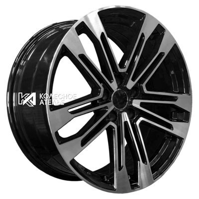 PDW 3044 Gloss Black Machine Face 9x20/5x112 D66.45 ET37  