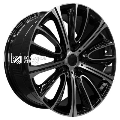 PDW 5241 Gloss Black Machine Face 9.5x19/5x112 D66.56 ET33  
