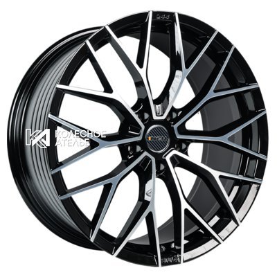INCH GA8532 Gloss Black Machined Face 9x21/5x120 D62.6 ET45  