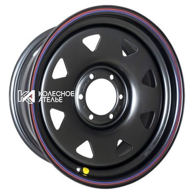 Off-Road Wheels Тойота Ниссан (треуг. мелкий) Черный 8x16/6x139.7 D110 ET-25  
