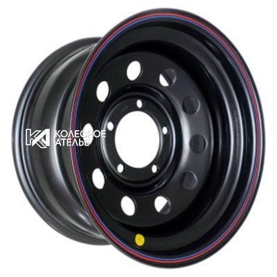 Off-Road Wheels УАЗ Черный 8x16/5x139.7 D110 ET-3  
