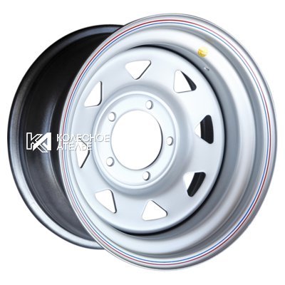Off-Road Wheels УАЗ (треуг. мелкий) Серебристый 8x16/5x139.7 D110 ET-19  