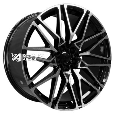 Hengde 5063 Black machined face 10x21/5x112 D66.5 ET35  