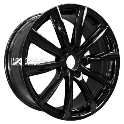Hengde F1084 Gloss Black 8x19/5x120 D74.1 ET42  