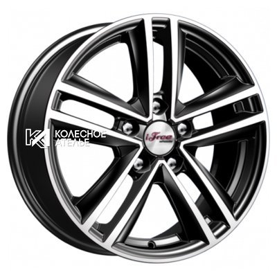 iFree Катар (КС885) Блэк Джек 6.5x16/5x108 D63.35 ET50  