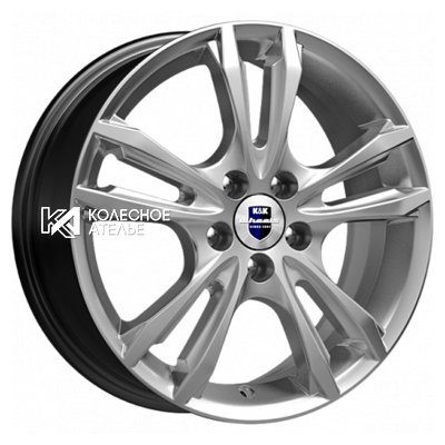 K&K Samara (КС866) Сильвер SK 6x16/4x100 D67.1 ET45  