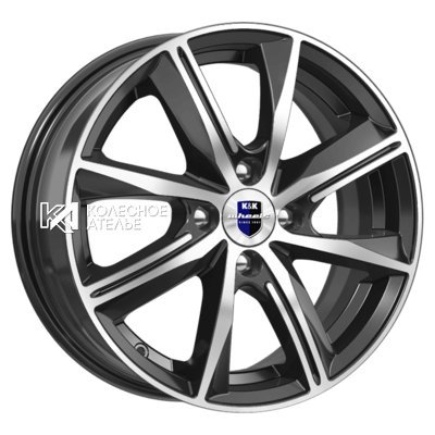 K&K Арнар-оригинал (КС890) Алмаз черный SK 6x15/4x100 D60.1 ET40  