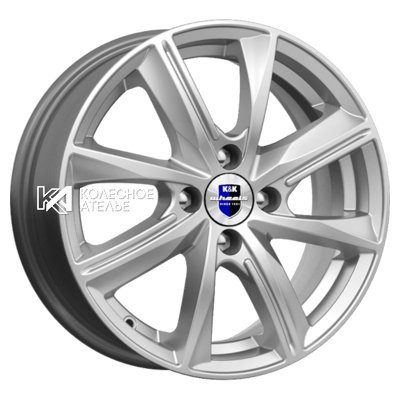 K&K Арнар-оригинал (КС890) Сильвер SK 6x15/4x100 D60.1 ET40  