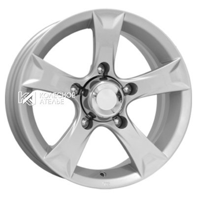 K&K Триал (КС621) Дарк платинум 6.5x15/5x139.7 D110.1 ET5  